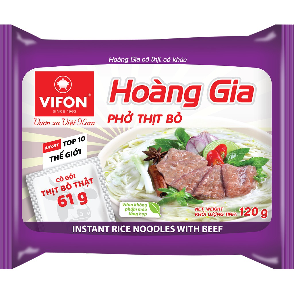 Hoàng Gia Phở Thịt Bò 120g