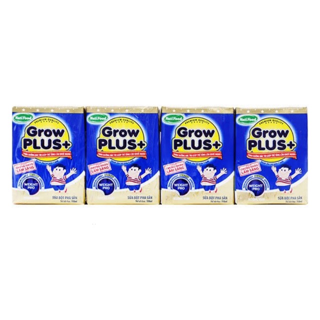 Thùng 48 hộp sữa pha sẵn grow plus xanh 110ml date 2/2022