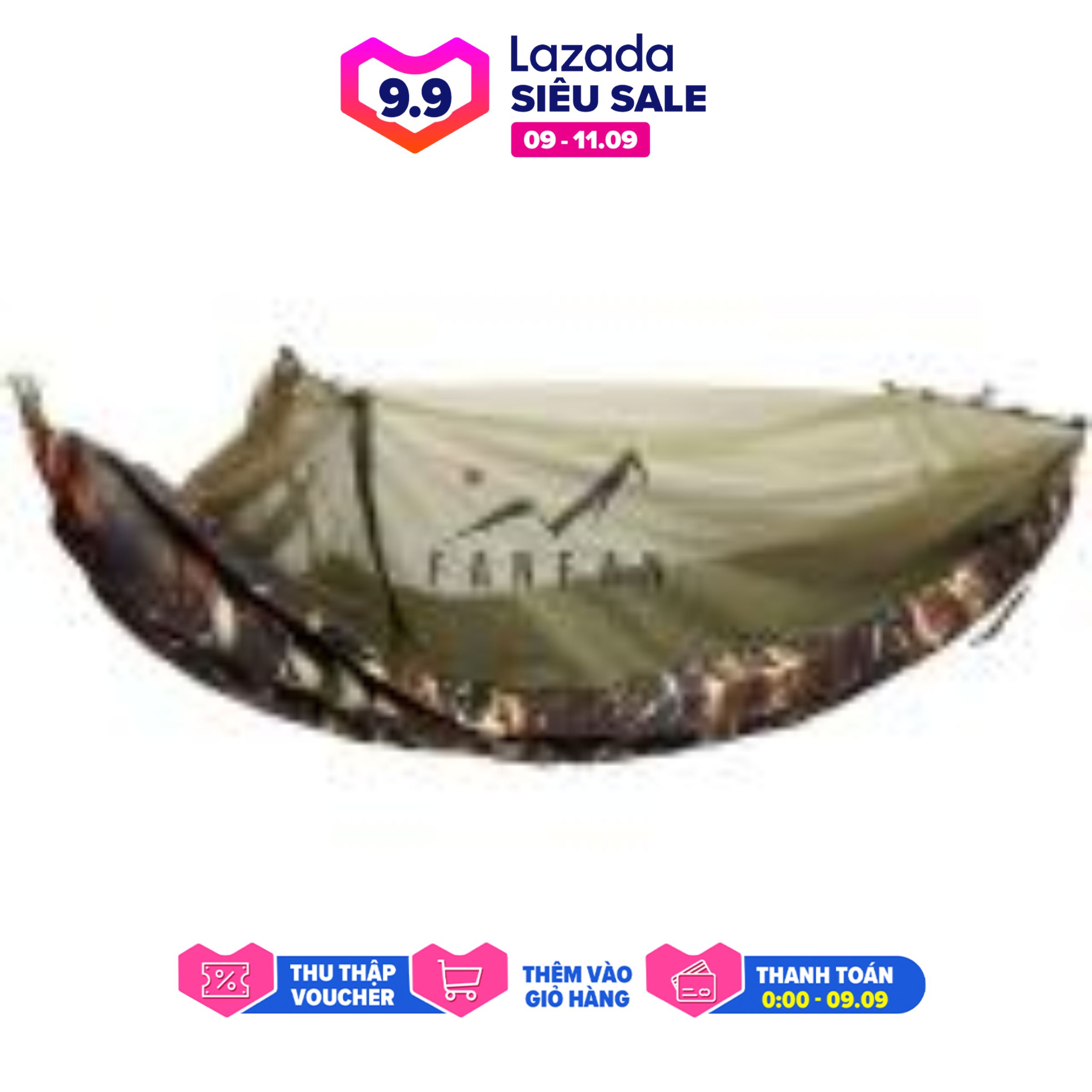 [HCM]Võng Dù Biệt Kích Mỹ Phối Mùng Chống Muỗi 2 lớp Siêu Bền Ánh Sao (137 * 220 cm)