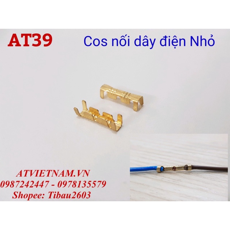 Cos nối dây điện cỡ nhỏ thông dụng - AT39 ( 1 bịch/50 cái)