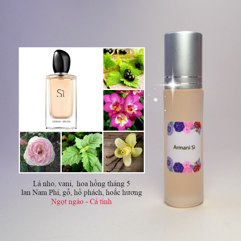 Tinh dầu nước hoa pháp sì 10ml