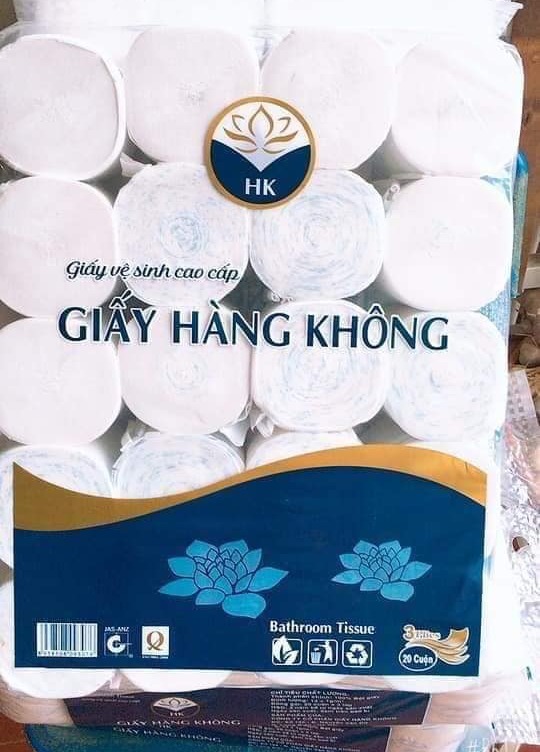 Giấy vệ sinh không lõi 20 cuộn / 1 bịch