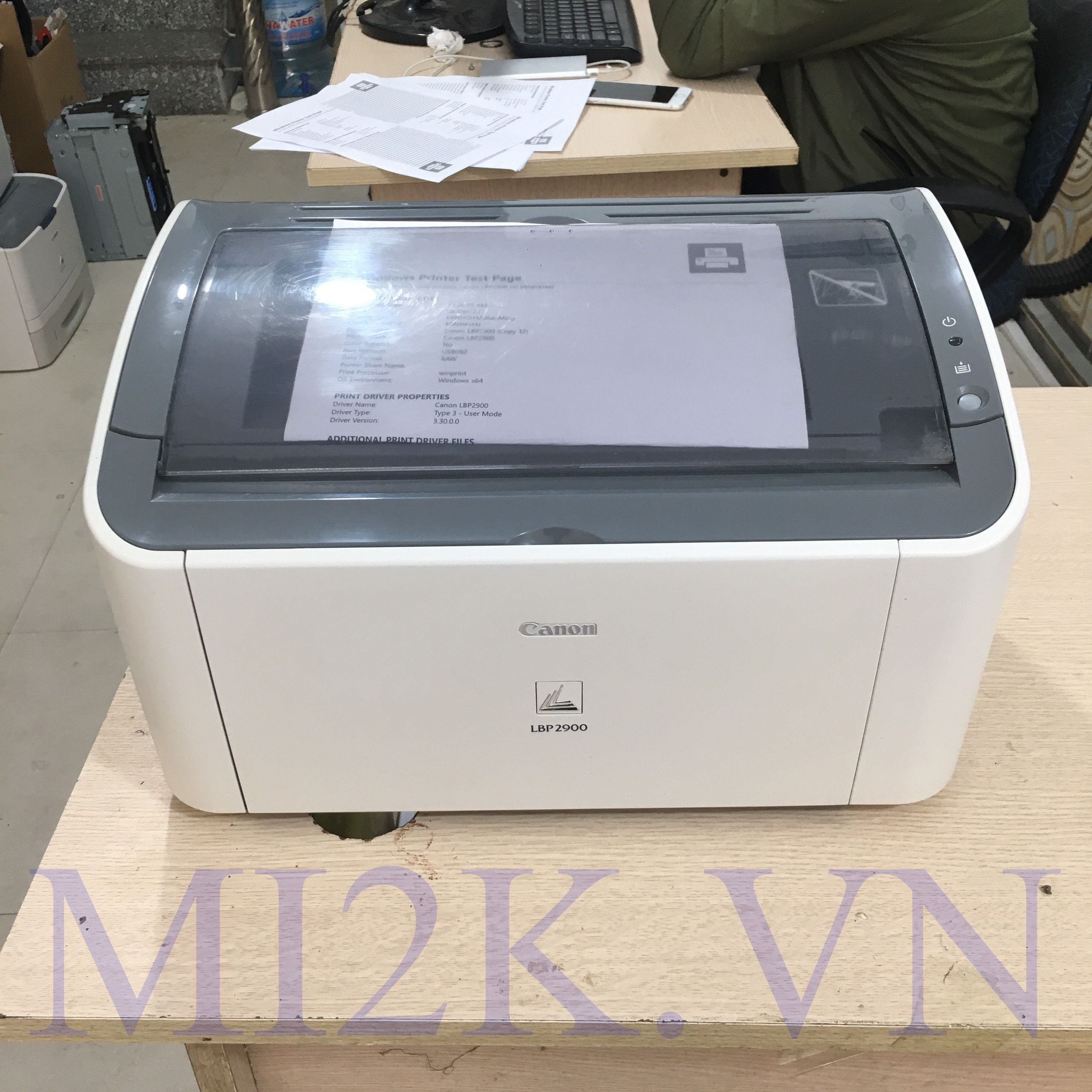 Máy In Văn Phòng ( In 1 Mặt A4,A5 Nhỏ Gọn ) - Canon 2900 ( Tặng Hộp Mực To - Dây Nguồn , Cáp in Mới 100% Đi Theo Máy )