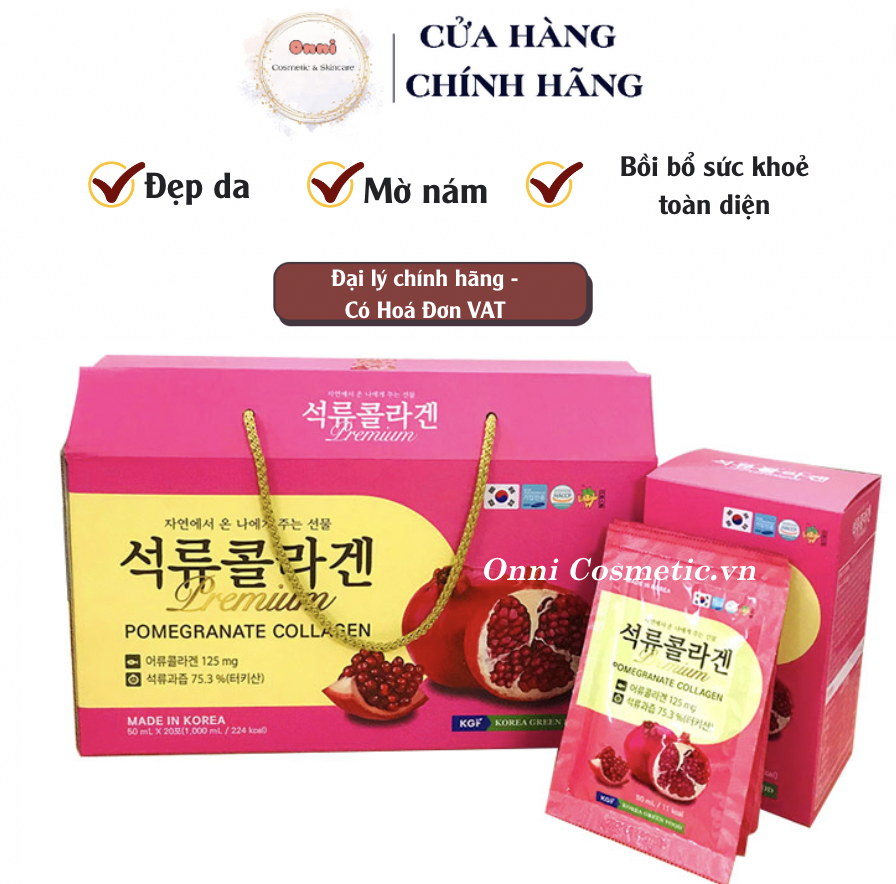 Nước uống collagen lựu kgf