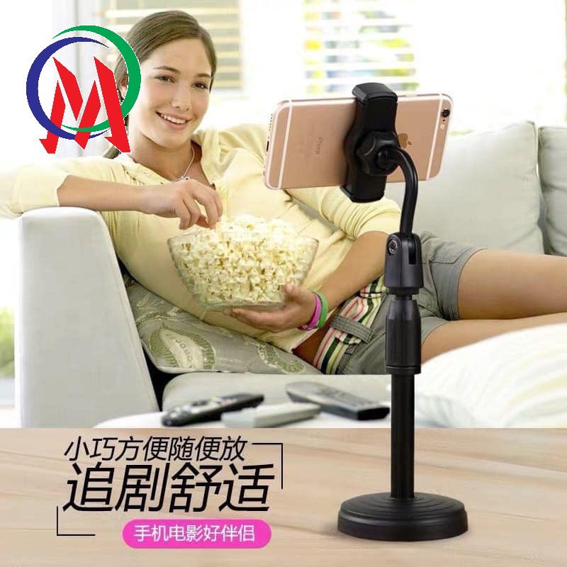 Giá Đỡ Điện Thoại Để Bàn Kẹp Điện Thoại Livestream Xem Video Xoay 360 Độ
