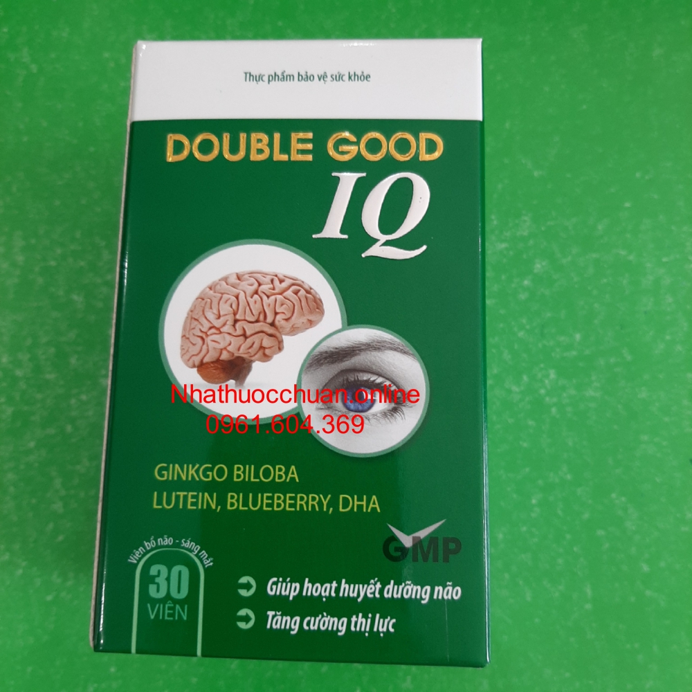 Viên Dưỡng Não, Bổ Mắt Double Good IQ ( Hộp 30 viên)