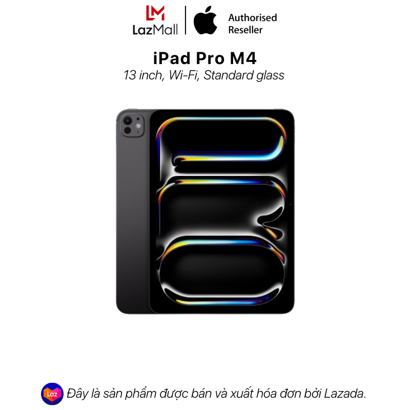 Máy tính bảng Apple iPad Pro M4 13 inch Wifi (Mặt kính tiêu chuẩn) - Hàng chính hãng ZA/A
