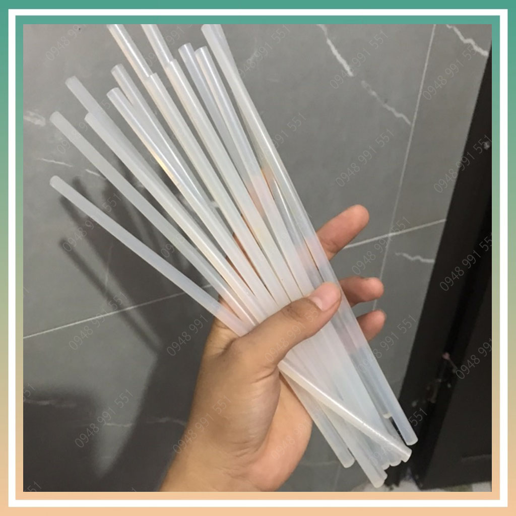 5 cây keo nến silicon. keo nến dán đồ dành cho súng máy bắn keo