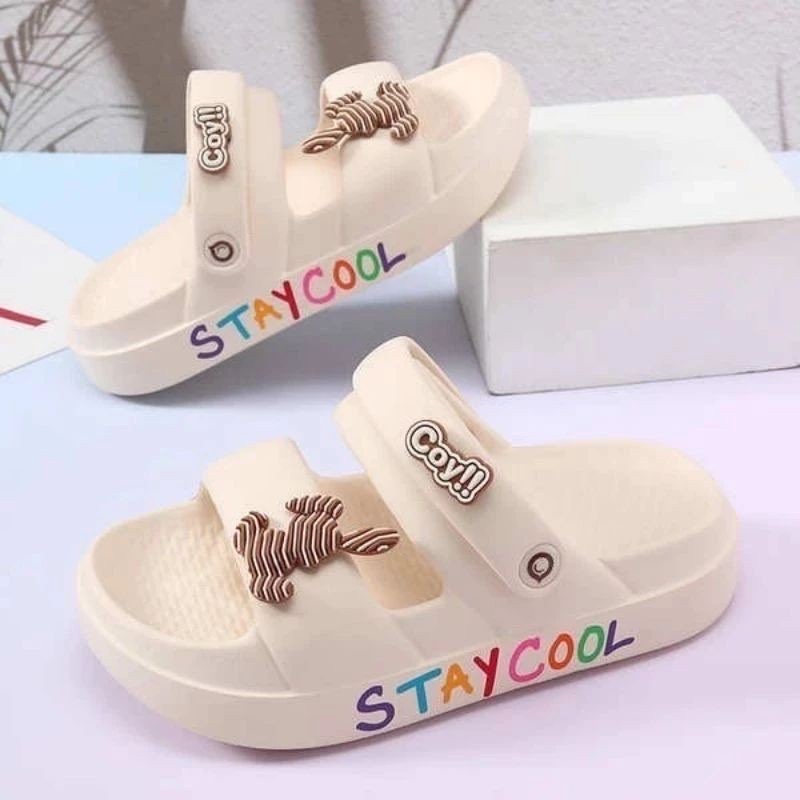 Dép Sandal quai hậu đế cao 4 cm staycool siêu ngầu