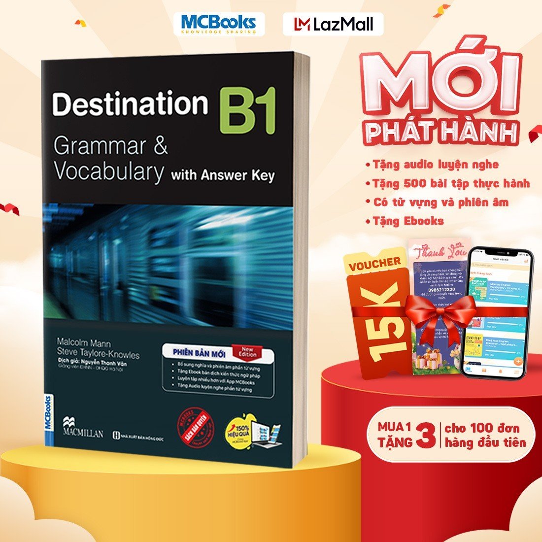 Sách - Destination B1 Grammar and Vocabulary Phiên Bản Không Kèm Đáp Án