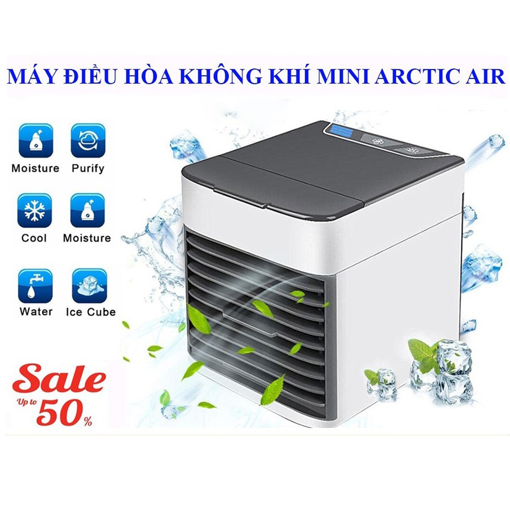 Quạt Điều Hòa Mini Hơi Nước Để Bàn, Phòng Ngủ, Văn Phòng, Quạt Điều Hòa Mini Công Nghệ Hàn Quốc Siêu Mát