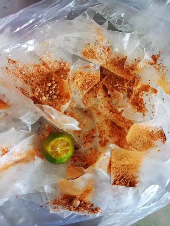 10 bịch bánh tráng phơi sương muối nhuyễn hành phi satế tỏi( LƯU Ý bánh rìa cứng khách về nhớ phun nước đủ mềm rồi trộn gia vị nhé)