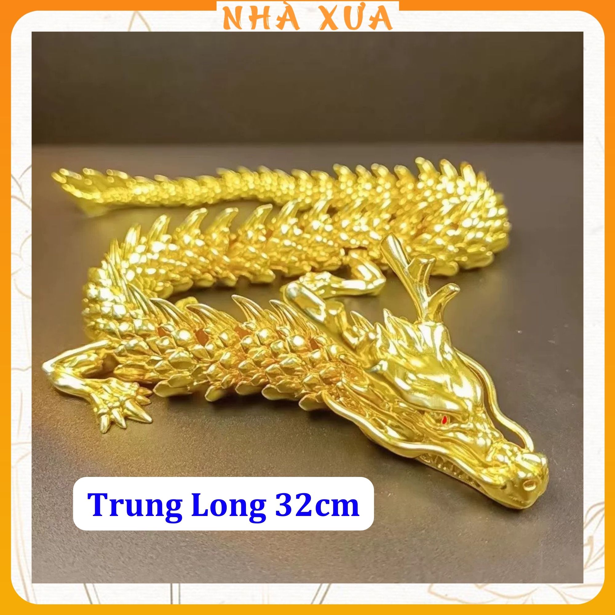 Tượng Linh Vật Rồng Phong Thủy - Chất Liệu Đồng - Tạo Hình Các Hướng