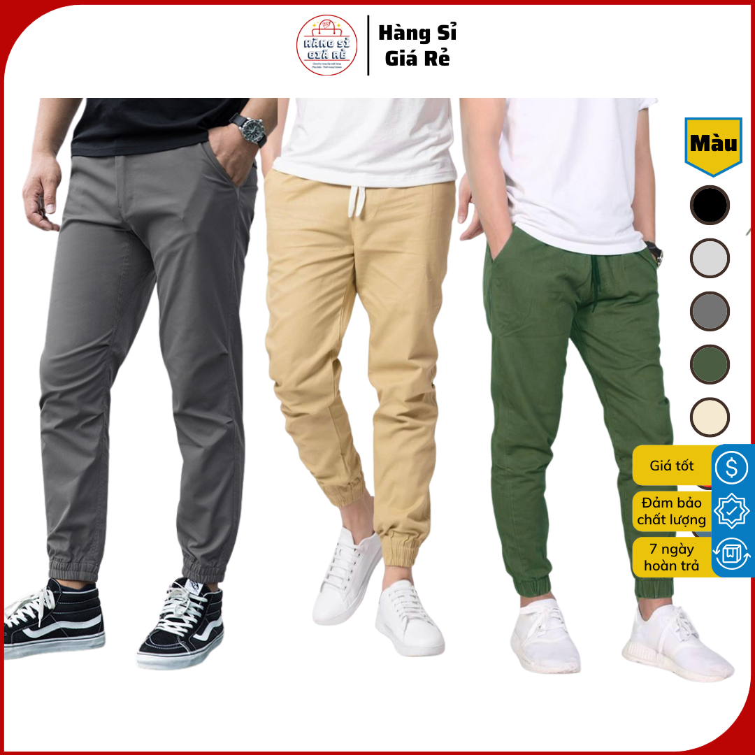 QUẦN JOGGER KAKI KHÓA ZIP NAM NỮ CHUẨN FORM NHÉ, QUẦN TÂY KAKI DÀI ỐNG ĐỨNG BO CHÂN TÚI TO 01