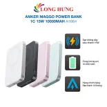 Sạc dự phòng Anker MagGo Power Bank 1C 15W 10000mAh A1664 - Hàng chính hãng - Sạc nhanh công suất tối đa 30W qua cổng Type C, Sạc không dây công suất 15W, đạt chứng nhận Qi2, Dung lượng pin lớn 10000mAh