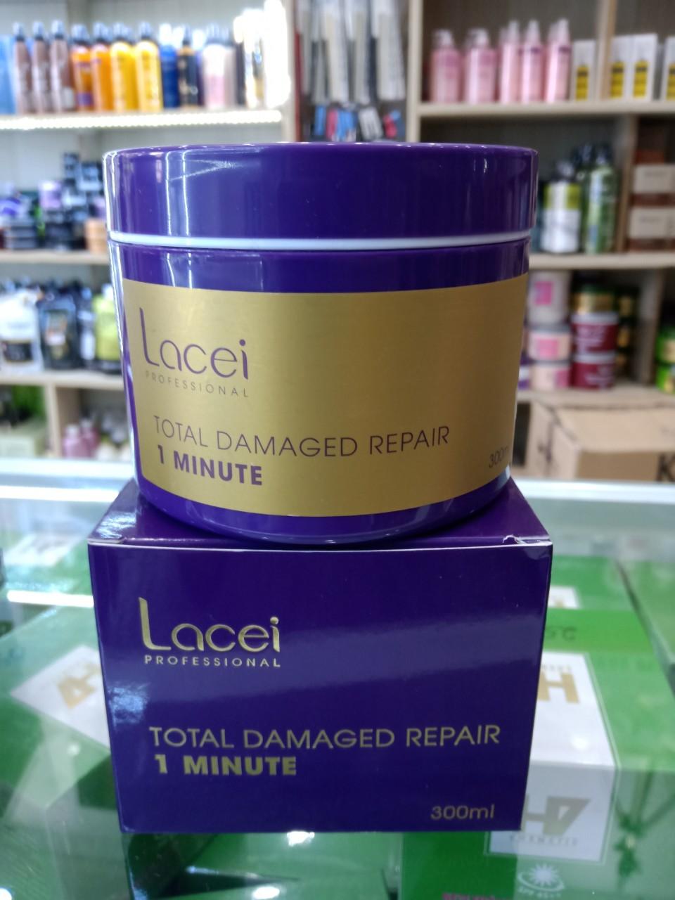 Kem ủ tóc phục hồi 1 phút LACEI Total Damaged Repair 1 Minute 300ml