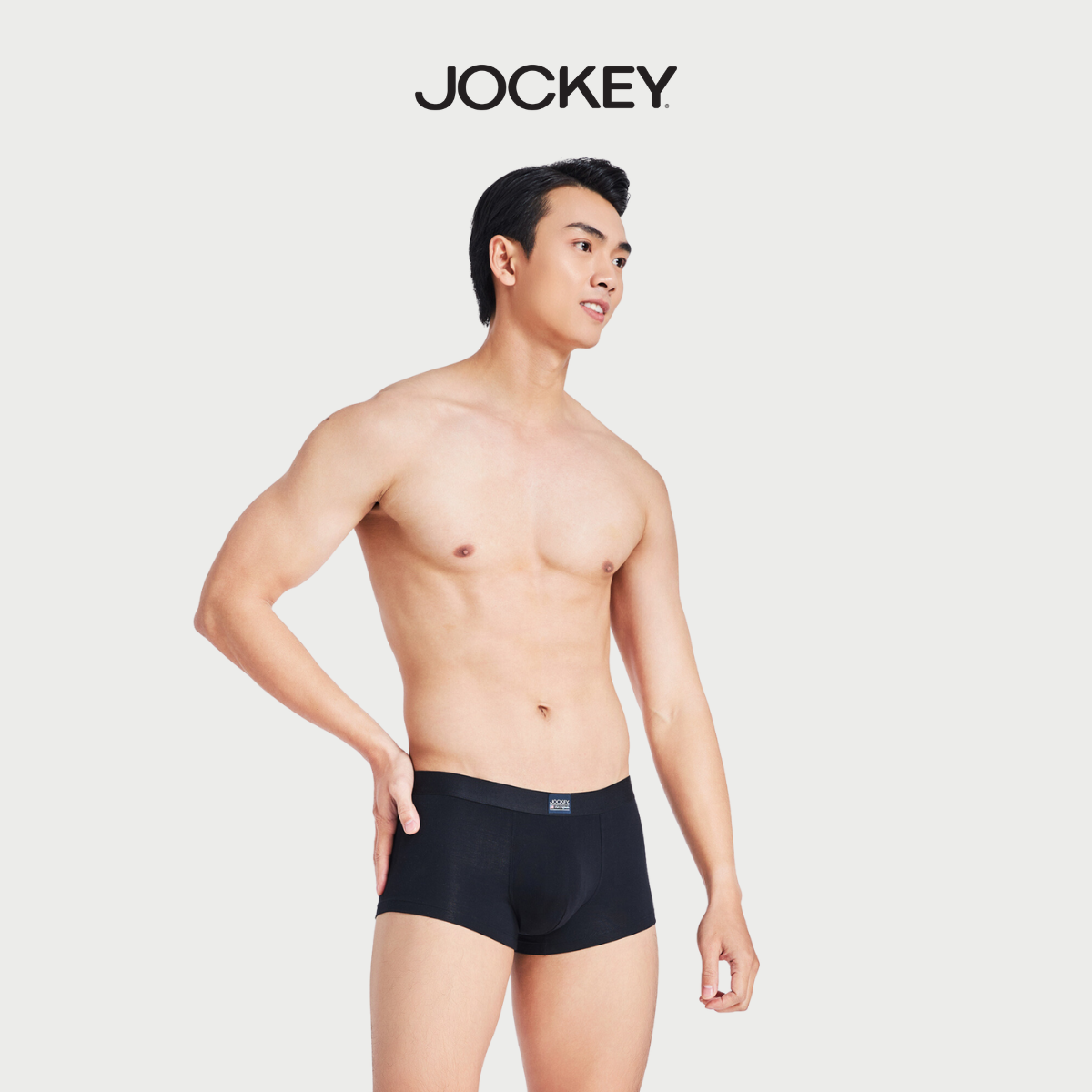 Quần lót trunk nam jockey vải bamboo thoáng khí mỏng nhẹ - j1249