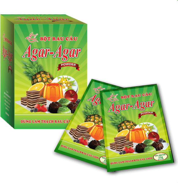 [HCM]BỘT RAU CÂU GIÒN AGAR HOÀNG YẾN - 1 Hộp