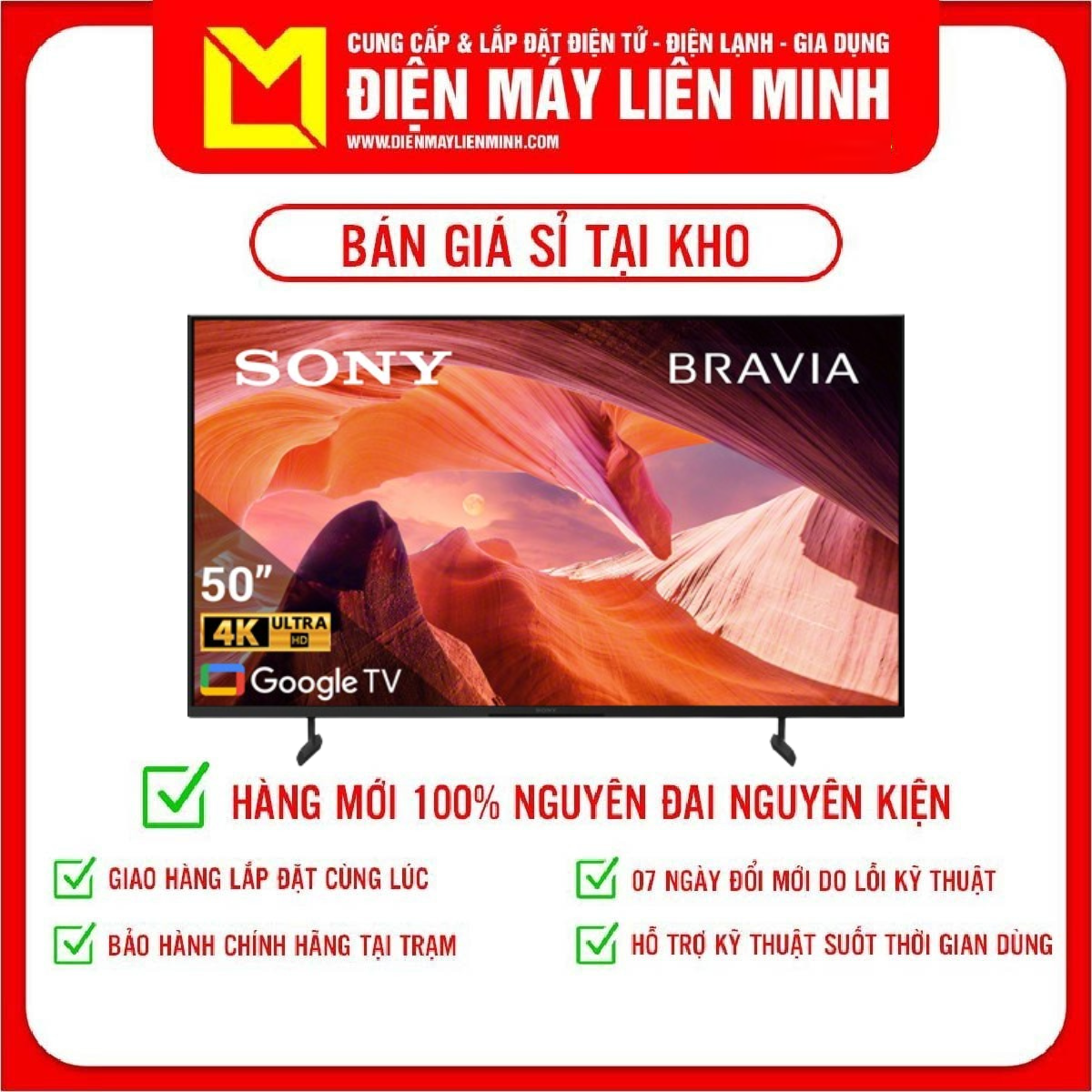 Google tivi sony 4k 50 inch kd-50x80l - micro tích hợp trên tv điều khiển giọng nói rảnh tay bravia cam