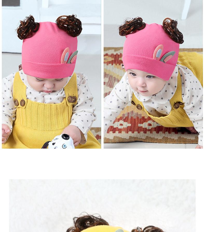 Mũ tóc giả tai thỏ nhỏ cho bé cute(1-36 tháng)