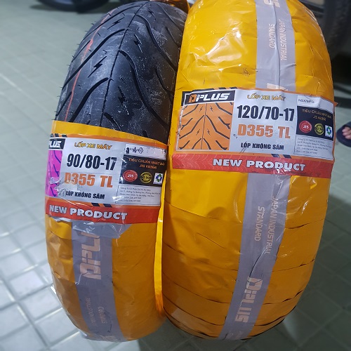 Cặp lốp trước sau winner 150cc 90/80-17 và 120/70-17 dlus