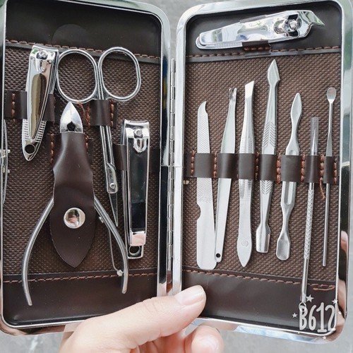 Bộ Cắt Móng Tay 12 Món Loại Lớn - Không Rỉ, Độ Bền Cao