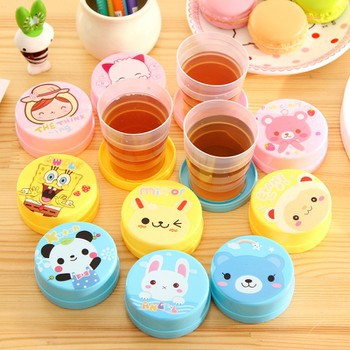 Ly gấp gọn cốc xếp tiện lợi đi du lịch