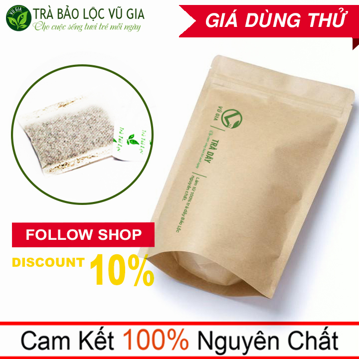 Trà Dây Túi Lọc Nguyên Chất Vũ Gia (10 gói/túi) - Hỗ trợ dạ dày tiêu hóa, diệt vi khuẩn HP dạ dày, giảm cân an toàn, ngủ ngon , giảm stress hiệu quả - Đã được kiểm nghiệm y tế