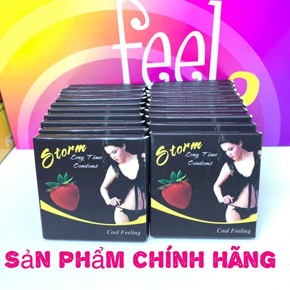 Bộ 20 Bao cao su bi Storm Thái Lan ( 7 bi) thiết kế phần đầu 7 bi