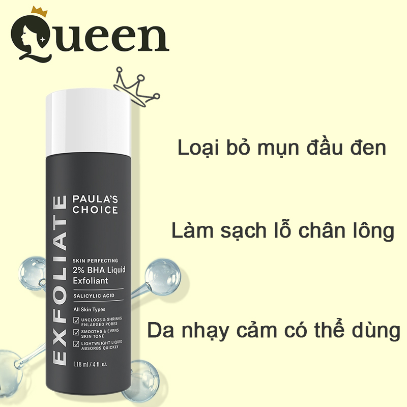 Paula s Choice Skin Perfecting 2% BHA Liquid Exfoliate 118ml Làm sạch lỗ