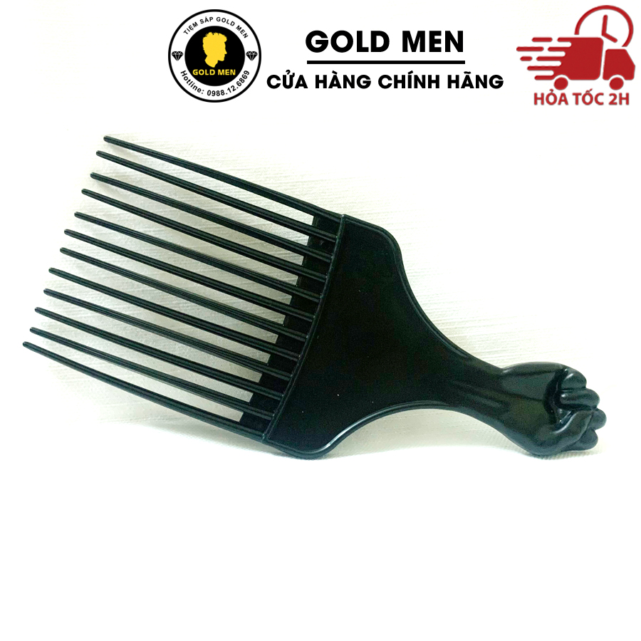 Lược Afro Pick tạo lọn tóc đan xen, texture
