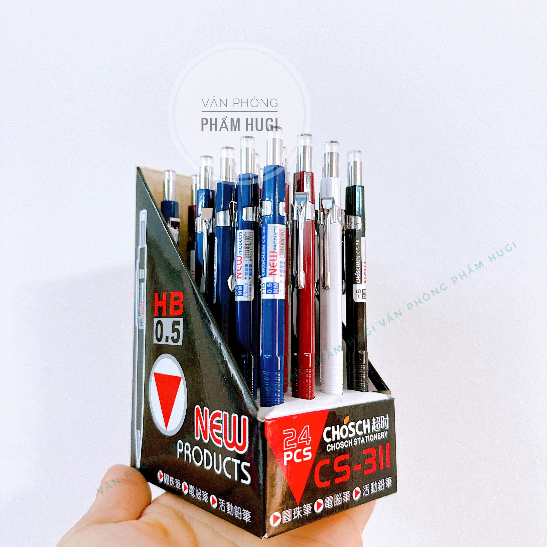 Bút chì bấm chosch cs-311 vỏ kim loại cao cấp