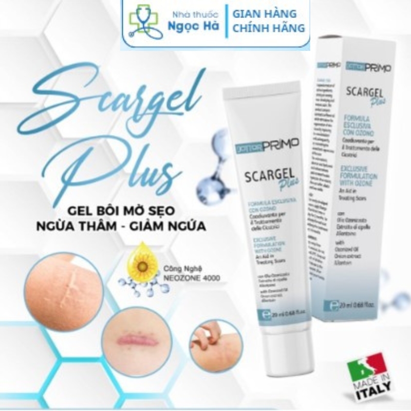 Kem làm mờ sẹo dottorprimo scargel plus - dùng được khi vết thương seoj còn ướt