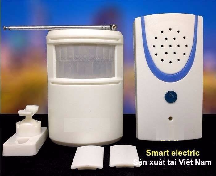 CHUÔNG CỬA BÁO KHÁCH HỒNG NGOẠI KHÔNG DÂY DECOM DC-1106