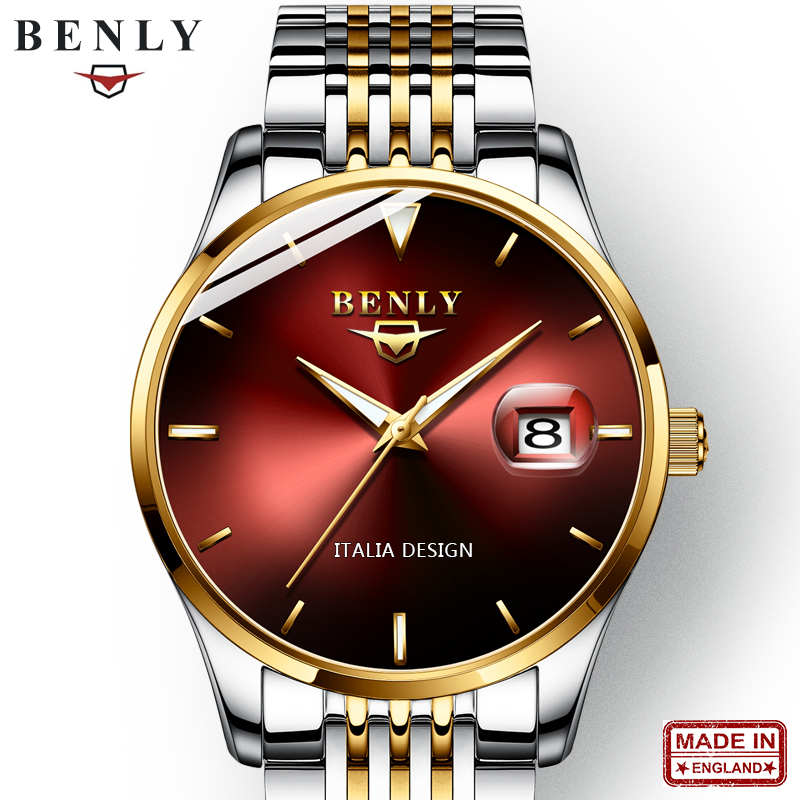 [MIỄN PHÍ SHIP] Đồng Hồ Nam BENLY Anh Quốc Mặt Chuyển Màu Rất Đẹp, Mạ Màu Công Nghệ Cao, Chống Nước Tốt