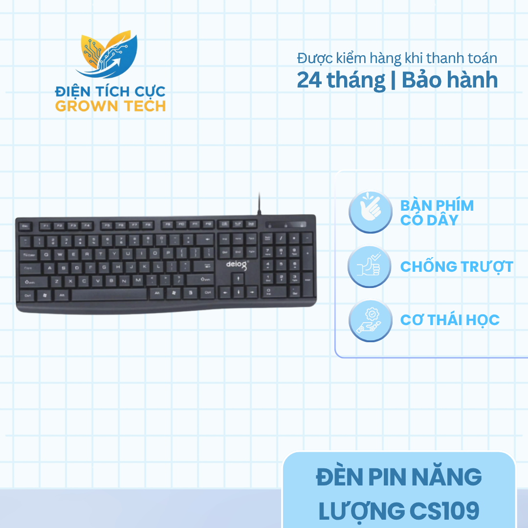 Bàn phím có dây chính hãng DEIOG DY803S bàn phím giả cơ usb 104 phím êm dùng cho pc laptop văn phòng