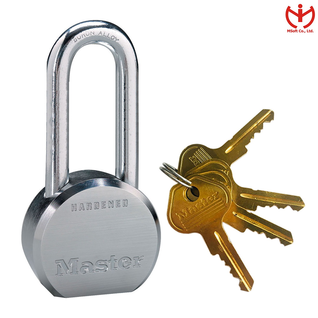 Ổ khóa thép Master Lock 6230 LH 4KEY rộng 67mm càng dài 51mm dòng ProSeries - MSOFT