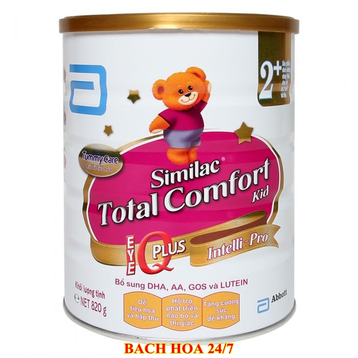 [HCM]Sữa Similac Total Comfort Kid IQ Plus 2+ 820g (Trên 2 tuổi)