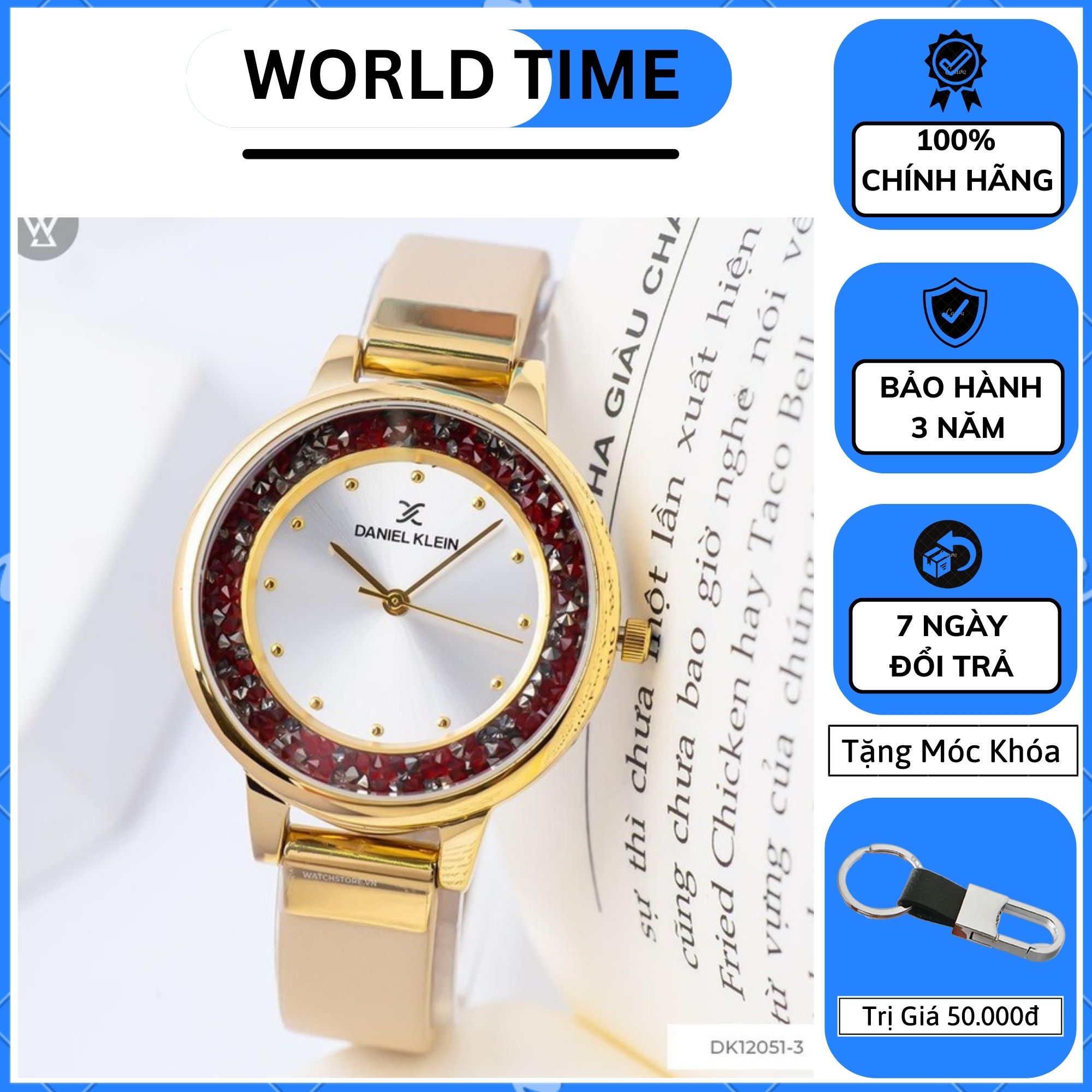 Đồng hồ nữ Daniel Klein G8 , chính hãng - Full box , Bảo hành 3 năm , chống nước - chống xước