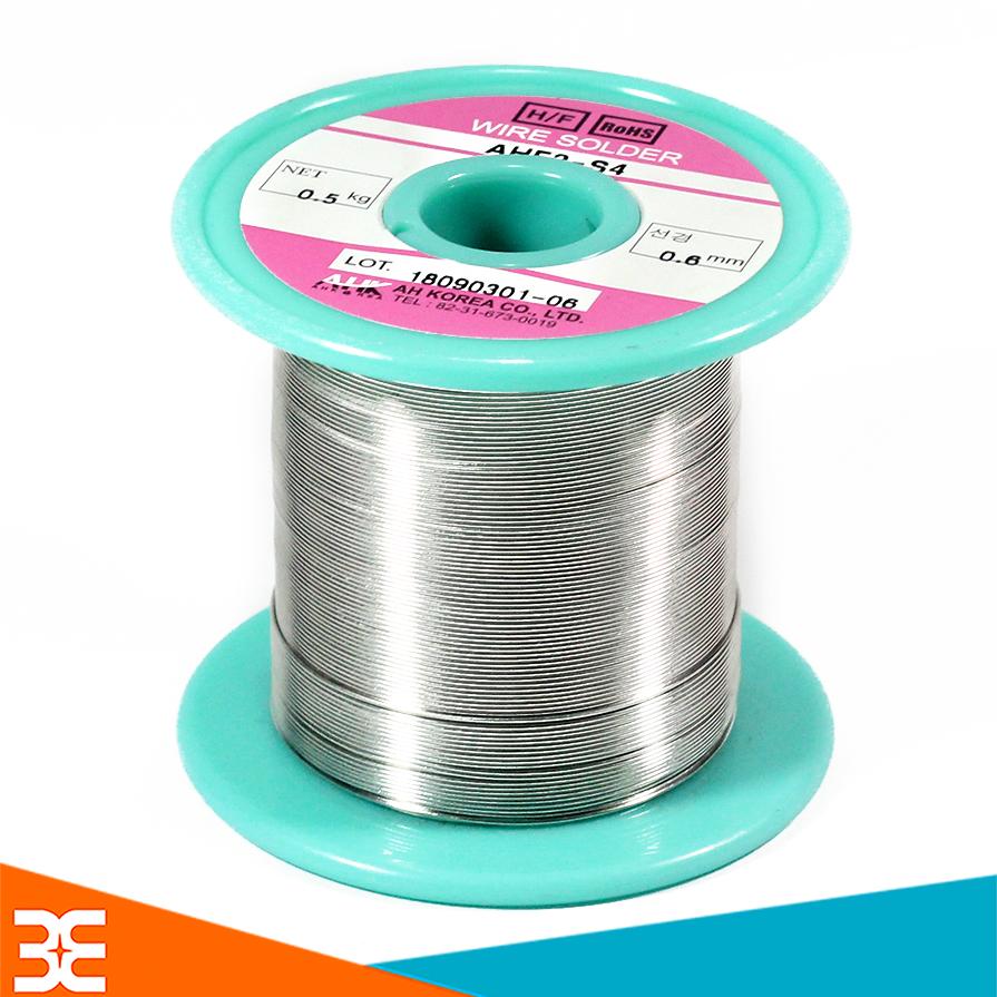 Thiếc Hàn Không Chì Hàn Quốc WIRE SOLDER AHF2 - S4 0.6mm 500g