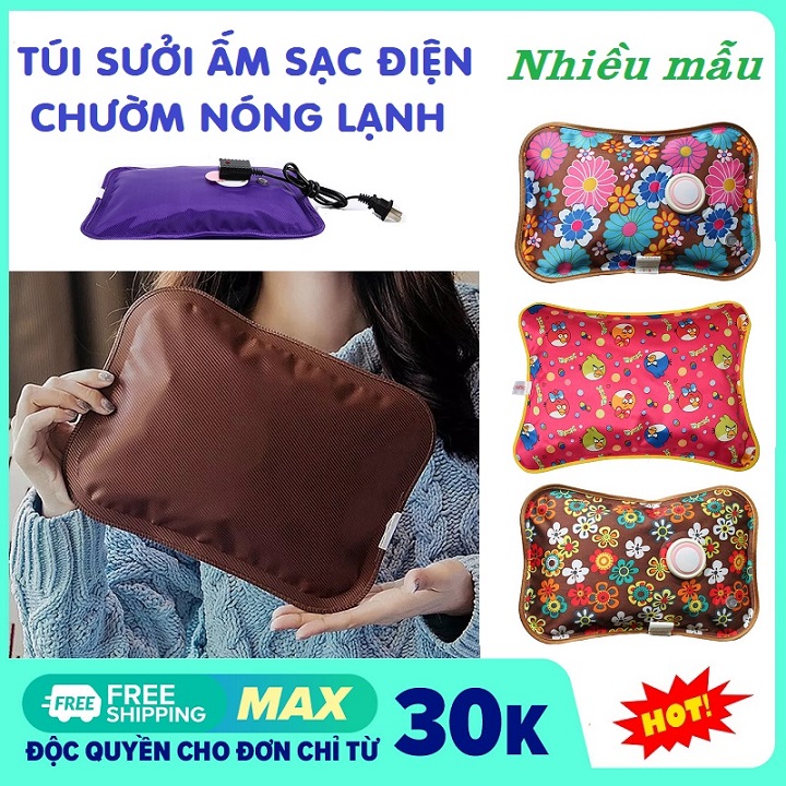 Túi chườm nóng lạnh đa năng, túi sưởi ấm mùa đông sạc điện, sưởi ấm tay,chân, bụng giá rẻ hơn túi sưởi ấm hình thú, gấu, túi sưởi thiên thanh, hướng dương.