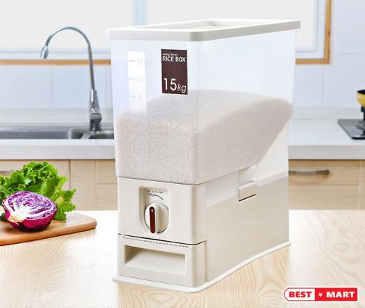 Thùng đựng gạo thông minh tashuan loại 10kg