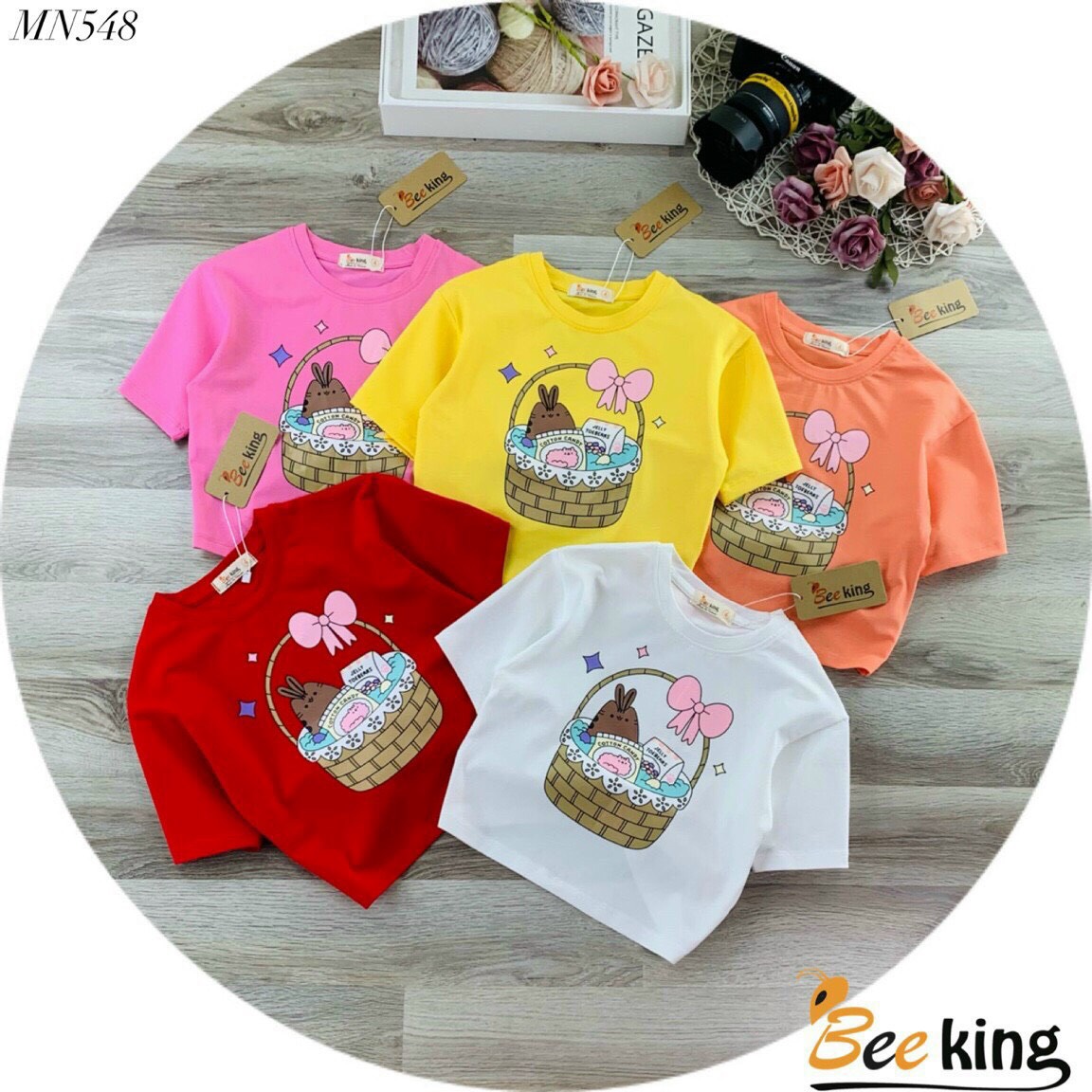 [MẪU MỚI] ÁO THUN IN HOA SIÊU ĐÁNG YÊU CHẤT COTTON MỀM MÁT CHO BÉ 9-19KG. VIDEO THẬT. YURI BABY SHOP