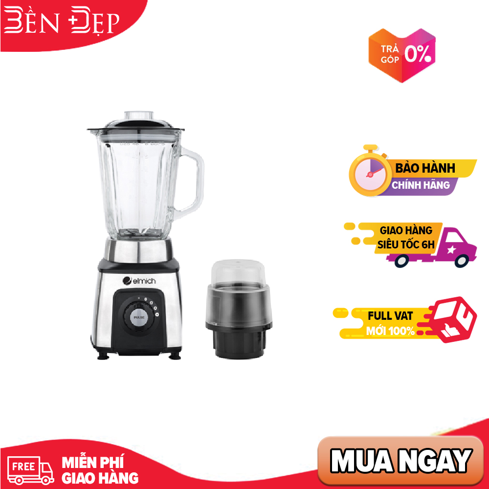 Máy xay sinh tố elmich ble-1846 1.5l nhựa cao cấp