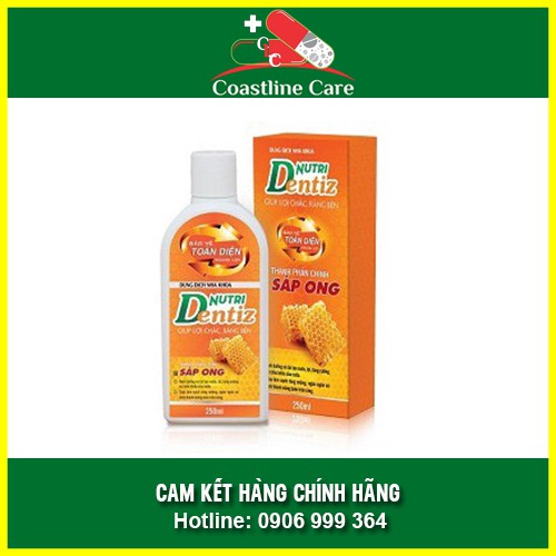 Dung dịch nha khoa nutridentiz - cho răng lợi chắc khỏe