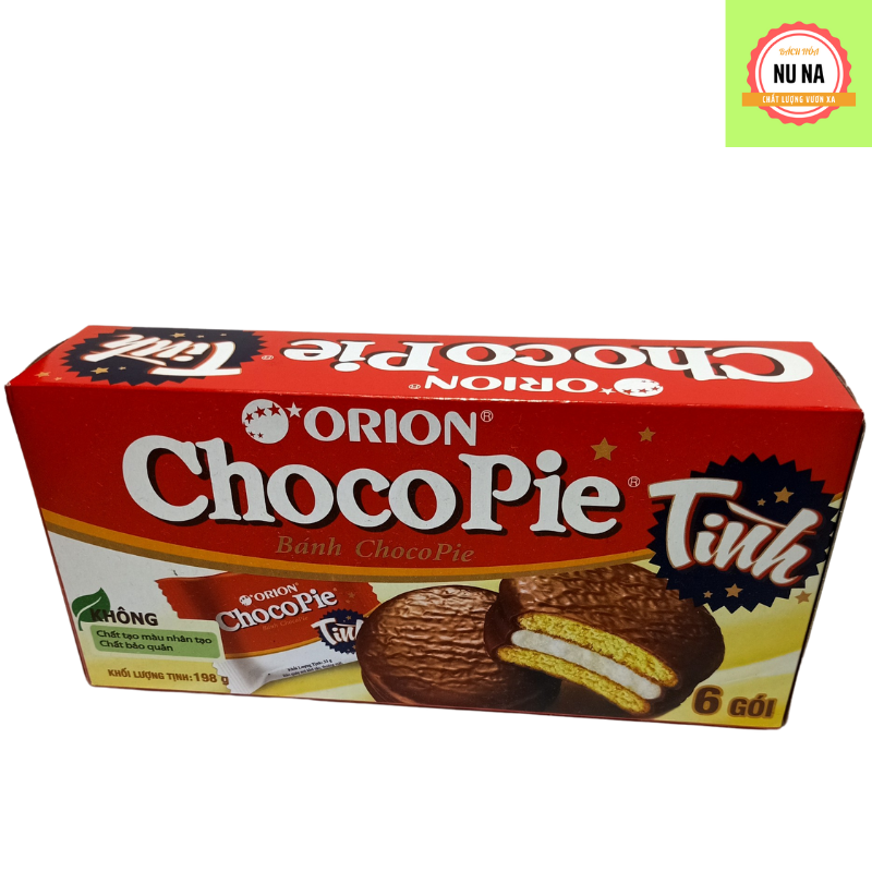 FREESHIPMAX Bánh ChocoPie Tình - Orion - Hộp 198G 6 Cái HCMDATE LUÔN MỚI