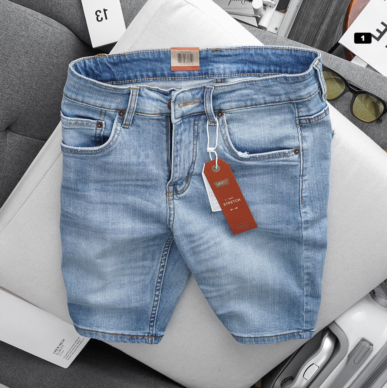 SHORT JEAN LEVI'S QUẦN BÒ NAM HÀNG XUẤT KHẨU CỰC ĐẸP CÓ SIZE LỚN