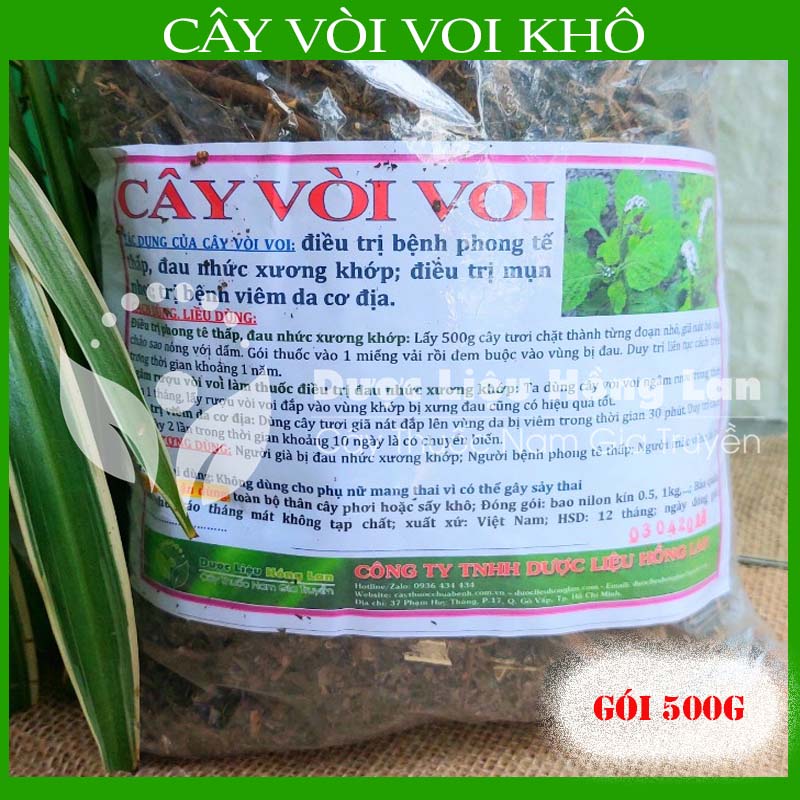 Cây vòi voi khô đóng gói 500g - hàng công ty loại 1