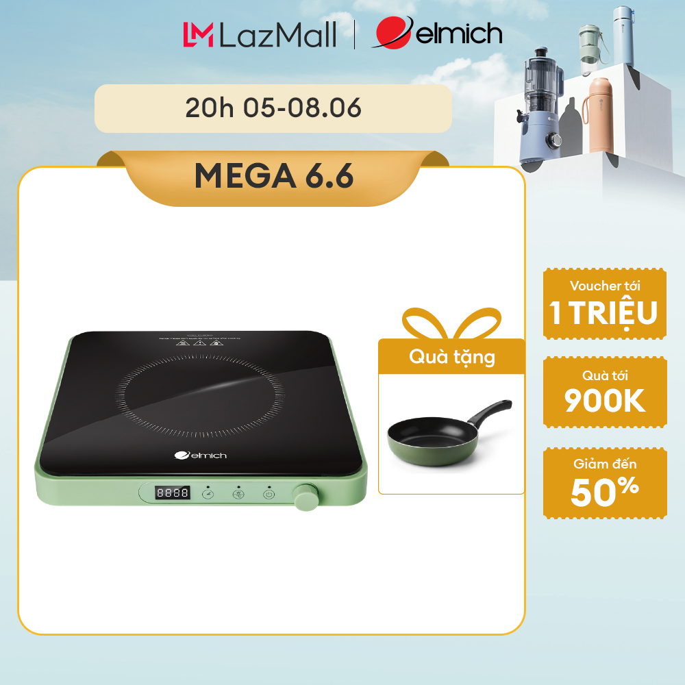 (MEGA 6.6)Bếp điện từ Elmich ICE 3879