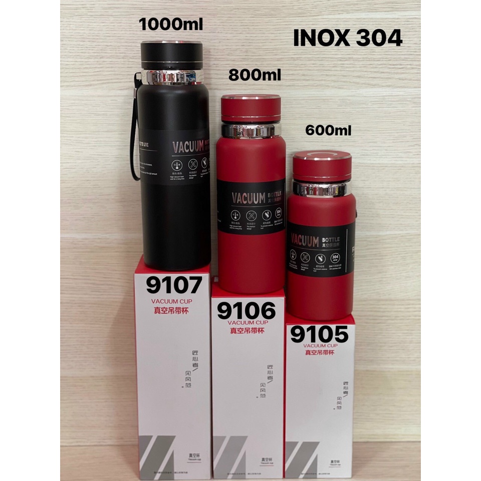 Bình giữ nhiệt cao cấp có nắp lọc trà tiện lợi lõi inox 304 không gỉ, giữ nước tốt